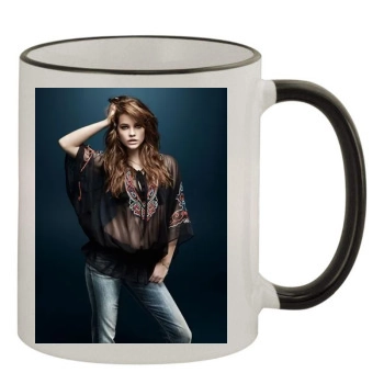 Barbara Palvin 11oz Colored Rim & Handle Mug