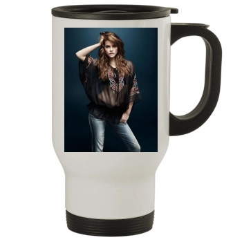 Barbara Palvin Stainless Steel Travel Mug