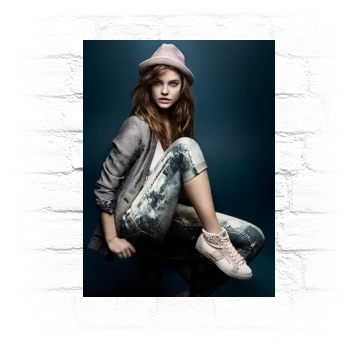 Barbara Palvin Metal Wall Art