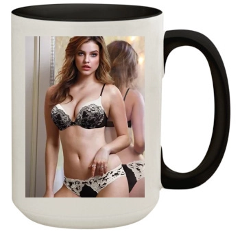 Barbara Palvin 15oz Colored Inner & Handle Mug