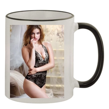 Barbara Palvin 11oz Colored Rim & Handle Mug