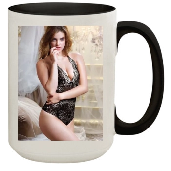 Barbara Palvin 15oz Colored Inner & Handle Mug