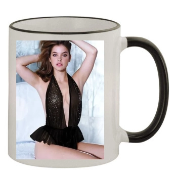 Barbara Palvin 11oz Colored Rim & Handle Mug