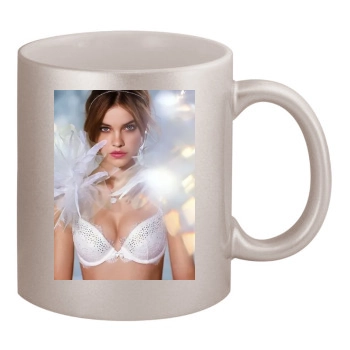 Barbara Palvin 11oz Metallic Silver Mug