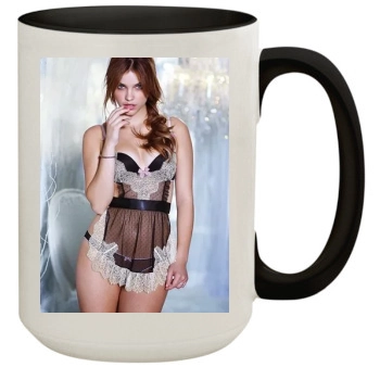 Barbara Palvin 15oz Colored Inner & Handle Mug