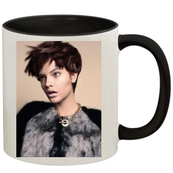 Barbara Palvin 11oz Colored Inner & Handle Mug