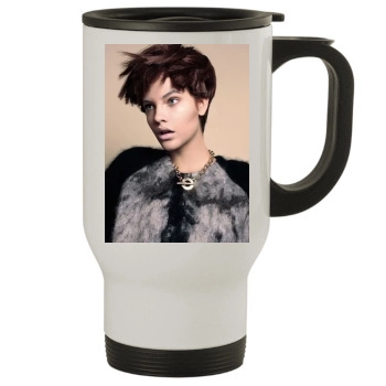 Barbara Palvin Stainless Steel Travel Mug