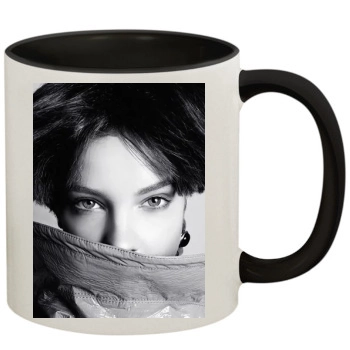 Barbara Palvin 11oz Colored Inner & Handle Mug