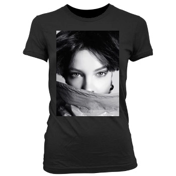 Barbara Palvin Women's Junior Cut Crewneck T-Shirt