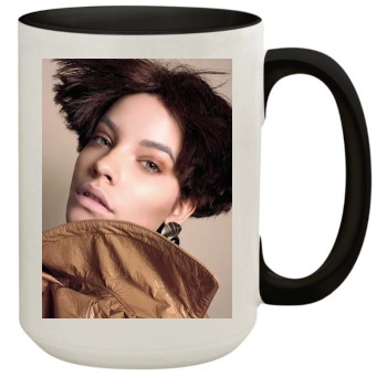 Barbara Palvin 15oz Colored Inner & Handle Mug