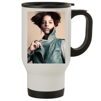 Barbara Palvin Stainless Steel Travel Mug