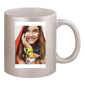 Barbara Palvin 11oz Metallic Silver Mug