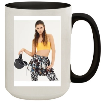 Barbara Palvin 15oz Colored Inner & Handle Mug