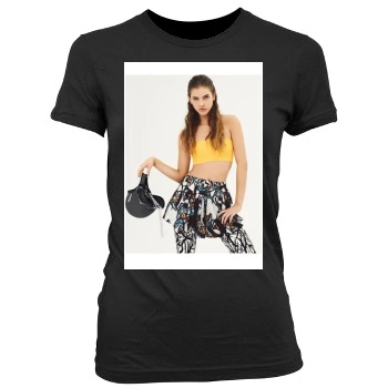 Barbara Palvin Women's Junior Cut Crewneck T-Shirt