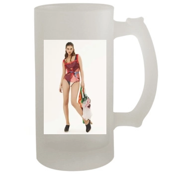 Barbara Palvin 16oz Frosted Beer Stein