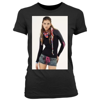 Barbara Palvin Women's Junior Cut Crewneck T-Shirt