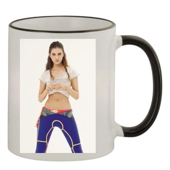 Barbara Palvin 11oz Colored Rim & Handle Mug