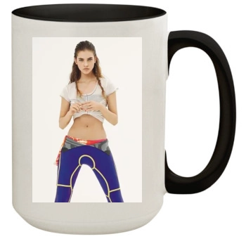 Barbara Palvin 15oz Colored Inner & Handle Mug