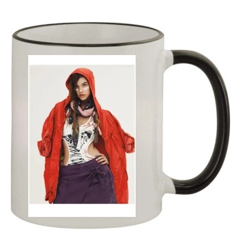 Barbara Palvin 11oz Colored Rim & Handle Mug