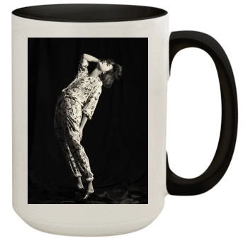 Barbara Palvin 15oz Colored Inner & Handle Mug