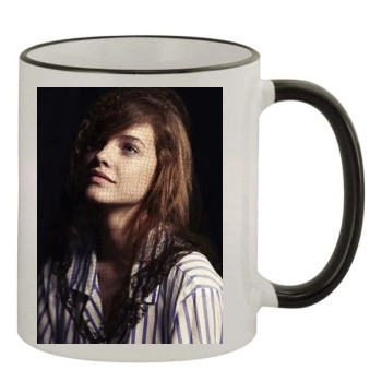 Barbara Palvin 11oz Colored Rim & Handle Mug