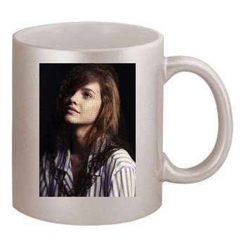 Barbara Palvin 11oz Metallic Silver Mug