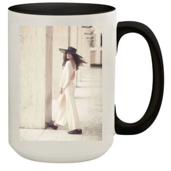 Barbara Palvin 15oz Colored Inner & Handle Mug