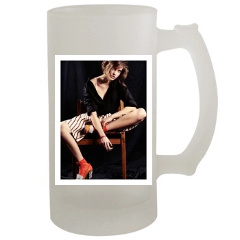 Barbara Palvin 16oz Frosted Beer Stein