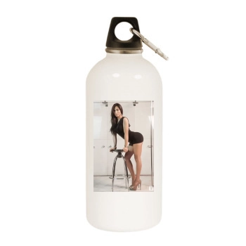 Belen Lavallen White Water Bottle With Carabiner