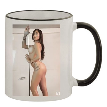 Belen Lavallen 11oz Colored Rim & Handle Mug