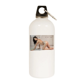 Belen Lavallen White Water Bottle With Carabiner