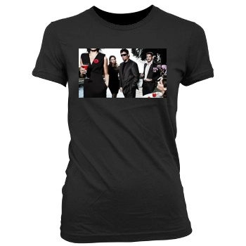 Benicio del Toro Women's Junior Cut Crewneck T-Shirt