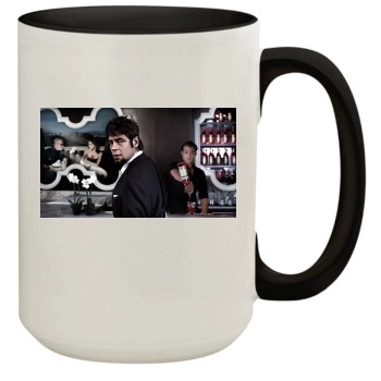 Benicio del Toro 15oz Colored Inner & Handle Mug