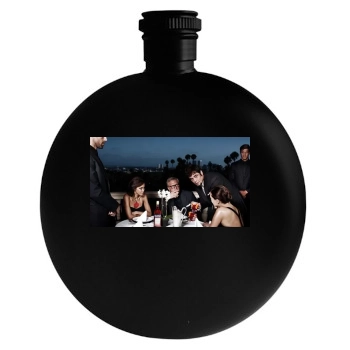 Benicio del Toro Round Flask