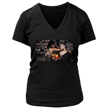 Benicio del Toro Women's Deep V-Neck TShirt