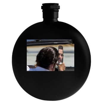 Benicio del Toro Round Flask