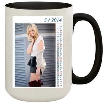 Beth Behrs 15oz Colored Inner & Handle Mug