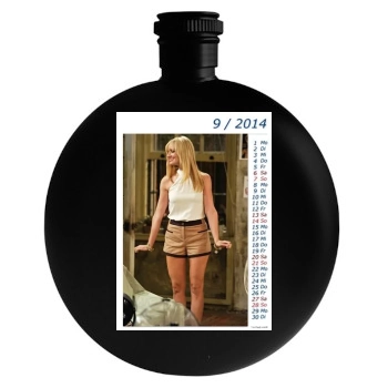 Beth Behrs Round Flask
