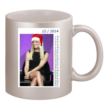 Beth Behrs 11oz Metallic Silver Mug