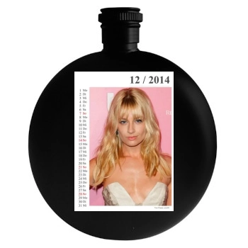 Beth Behrs Round Flask