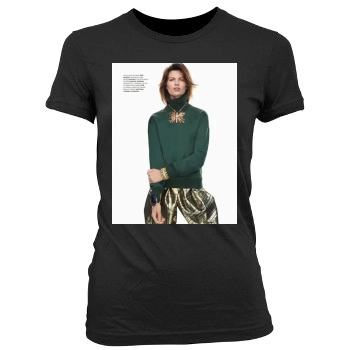 Bette Franke Women's Junior Cut Crewneck T-Shirt