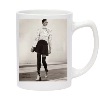 Bette Franke 14oz White Statesman Mug