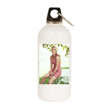 Blake Lively White Water Bottle With Carabiner