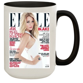 Blake Lively 15oz Colored Inner & Handle Mug