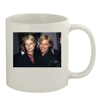 Brad Pitt 11oz White Mug