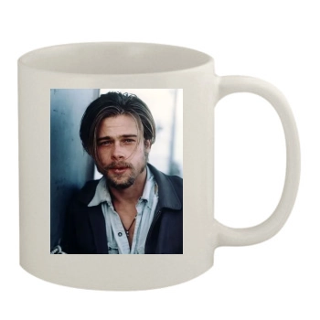 Brad Pitt 11oz White Mug