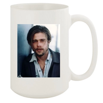 Brad Pitt 15oz White Mug