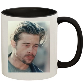 Brad Pitt 11oz Colored Inner & Handle Mug