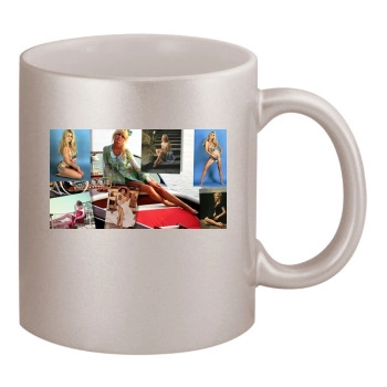 Brigitte Bardot 11oz Metallic Silver Mug