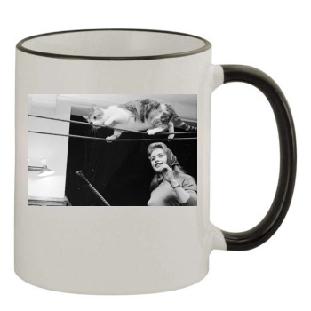 Brigitte Bardot 11oz Colored Rim & Handle Mug